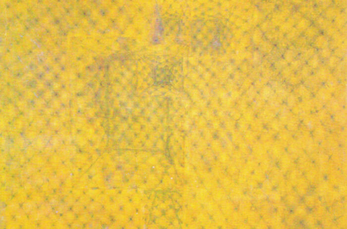 Untitled (Yellow House), 1991. Acrylic on canvas. 90 x 78 inches