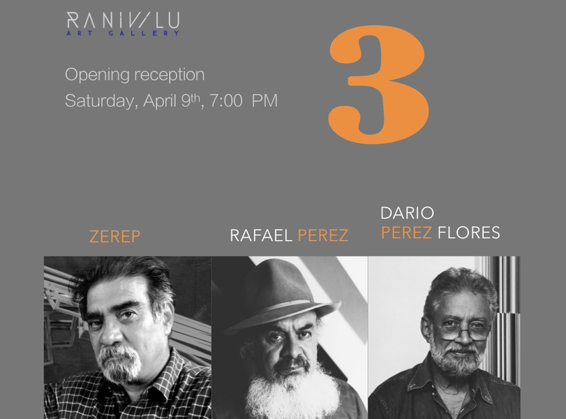 Dario Perez Flores, Rafael Perez & Jorge Zerep at Ranivilu Art Gallery