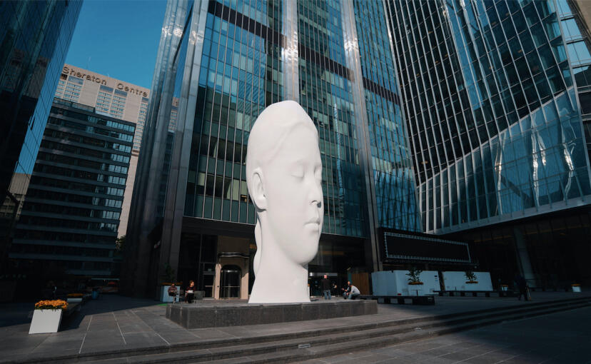 DREAMING, JAUME PLENSA’S SCULPTURE, FEATURES IN TORONTO