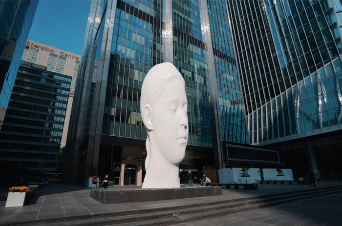 DREAMING, JAUME PLENSA’S SCULPTURE, FEATURES IN TORONTO