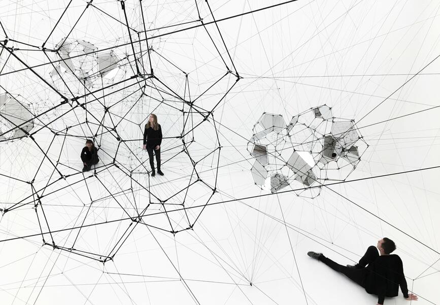 SFMOMA presents Stillness in Motion—Cloud Cities by Tomás Saraceno