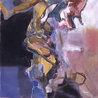"Sueño" oil on canvas, 54 1/2" x 45"