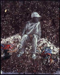 Vik Muniz, "Aftermath (Angélica)" cibachrome print, 180 x 120 cm 1998.