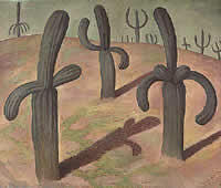 Diego Rivera "Paisaje con cactus" o/c, 1931.