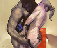 "Todo amor" óleo sobre tela, 99 x 117 cm, 2001