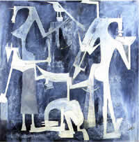 Grande Composition II, óleo sobre tela, 213 x 208 cm,  1960