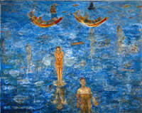 EL NACIMIENTO DE VENUS, Oleo sobre tela, 45 x 50 cm, 2001