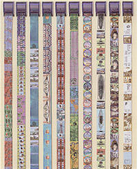 Rosa Irigoyen, "Saca y bota 1 to 10", 2001, 10 distribuidores automáticos de papel con rollos de fotografías electrostáticas, dimensiones varias.