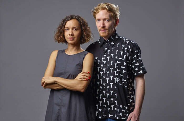 Bárbara Wagner & Benjamin de Burca, 2018 @ Chico Barros. Bárbara Wagner & Benjamin de Burca, 2018 @ Chico Barros.