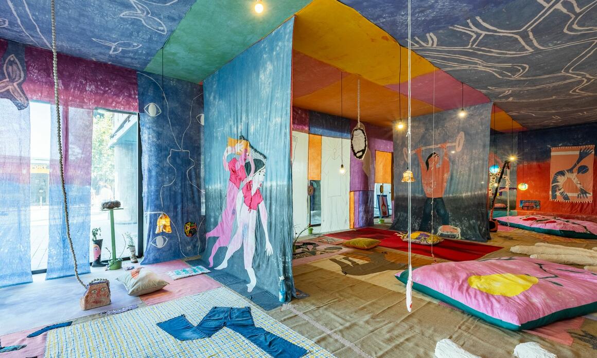 CELINA ECEIZA BRINGS HER TEXTILE INSTALLATION TO CANADA