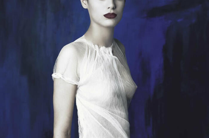 Res, Argentinean, born 1957 Chica azul Blue Lady from the Conatus series in collaboration with Constanza Piaggio 2006 Chromogenic print Collection of Gail and Louis Adler © res Res, Argentinean, born 1957 Chica azul Blue Lady from the Conatus series in collaboration with Constanza Piaggio 2006 Chromogenic print Collection of Gail and Louis Adler © res