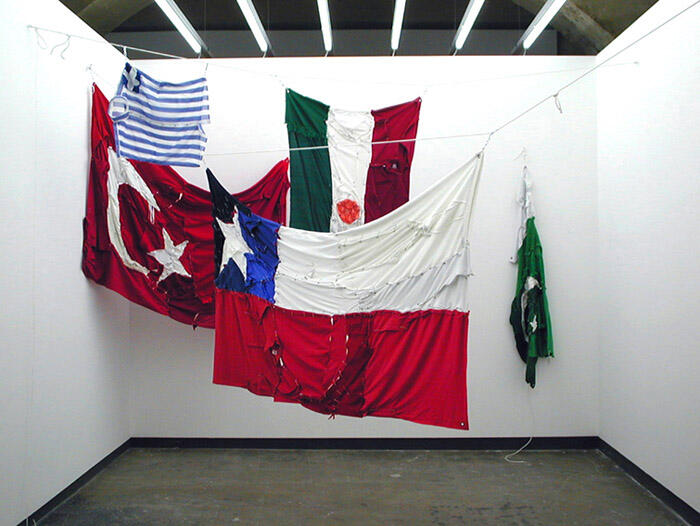 COSTA VECE Revolución / Patriotismo, 2005 - mixed media various dimensions Courtesy Franco Noero Gallery