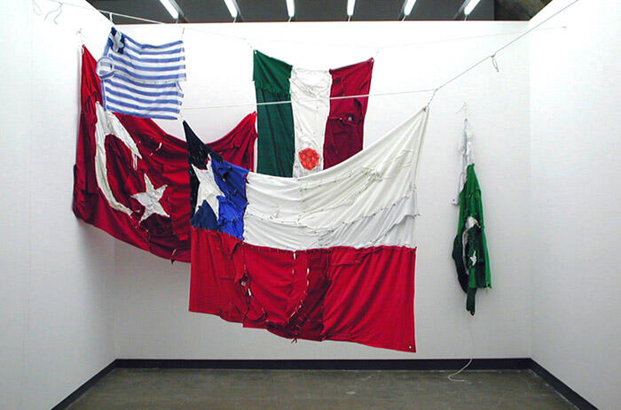 COSTA VECE Revolución / Patriotismo, 2005 - mixed media various dimensions Courtesy Franco Noero Gallery COSTA VECE Revolución / Patriotismo, 2005 - mixed media various dimensions Courtesy Franco Noero Gallery