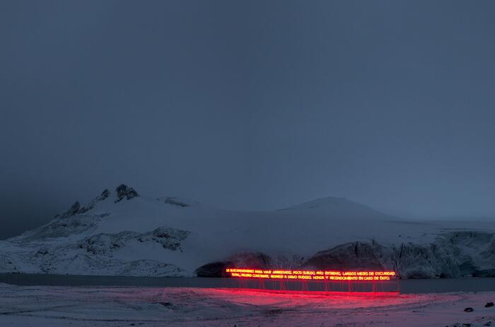 Instalación en Base Antártica Arturo Prat, Isla Greenwich