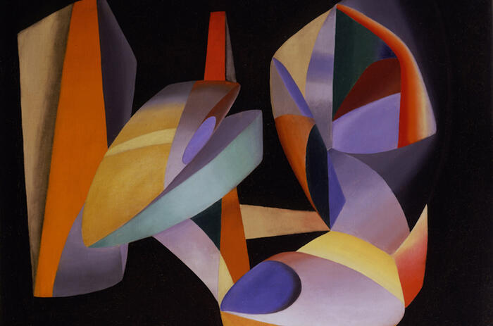 John Ferren (US, 1905-1970)  Paris Abstract, ca. 1935  , Oleo en Canvas/Oil on canvas; 25 ½ x 31 ¾ in.  Newark Museum, Gift of Jerry Leiber, 1984   84.488  © Estate of John Ferren