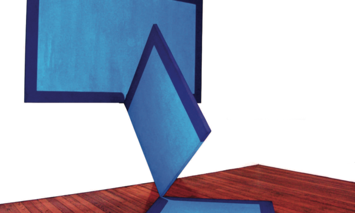 Structure. (Estructura), 1966. Wood and paint on canvas. 46.8 x 75.6 x 78 in. Madera y pintura sobre tela. 120 x 194 x 200 cm Courtesy / Cortesía: Galería Ruth Benzacar