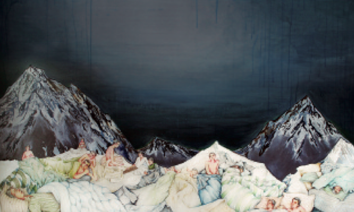 The Somnambulists, 2006. Mixed media on mylar. 59.5 x 52.5". Courtesy Sandroni Rey, Los Angeles.