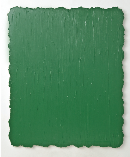 Fragment of Grass Land, one of a series of four planes in Nature: sea, sky, land and country, 35 x 43 1/2 in., 2007-08, Courtesy Henrique Faría Fine Art, New York. Pedazo de campo, parte de una serie de cuatro planos naturales: mar, cielo, campo y tierra, 90 x 110 cm., 2007-08. Cortesía Henrique Faría Fine Art, Nueva York.