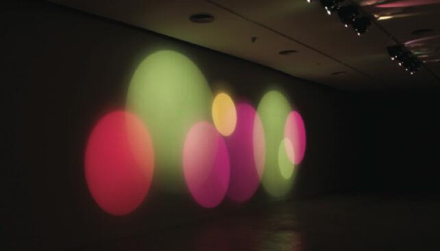 Color making machine (eight-movement suite), 2010. Light projection. Shown at the exhibition “Theories”. Recoleta Cultural Center. Máquina de hacer color (suite para ocho movimientos), 2010. Proyección de luz. Dentro del marco de la muestra “Teorías”. Centro Cultural Recoleta. Color making machine (eight-movement suite), 2010. Light projection. Shown at the exhibition “Theories”. Recoleta Cultural Center. Máquina de hacer color (suite para ocho movimientos), 2010. Proyección de luz. Dentro del marco de la muestra “Teorías”. Centro Cultural Recoleta.
