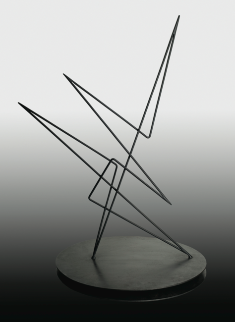 Abstraction, 1953. Iron. 38.22 in. Abstracción, 1953. Hierro. 98 cm.