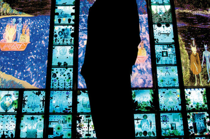 Irvin Lippman Executive Director I Edouard Duval-Carrié I The Indigo Room or Is Memory Water Soluble I 2004 I Mixed media on Plexiglass and cast acrylic with assorted objects Photography Liam Crotty Irvin Lippman Executive Director I Edouard Duval-Carrié I The Indigo Room or Is Memory Water Soluble I 2004 I Mixed media on Plexiglass and cast acrylic with assorted objects Photography Liam Crotty