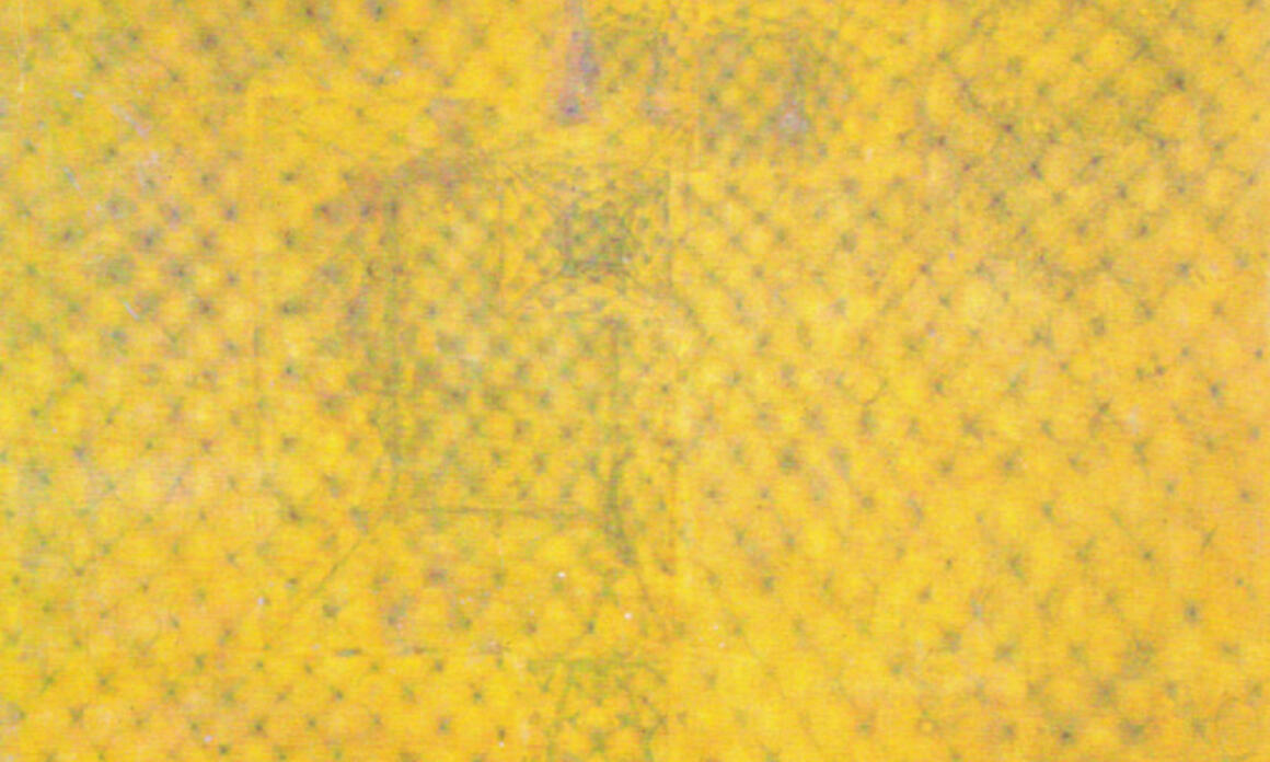 Untitled (Yellow House), 1991. Acrylic on canvas. 90 x 78 inches