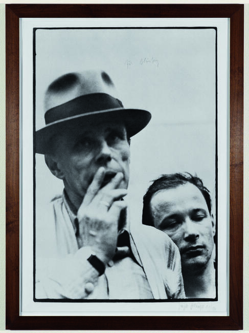 Joseph Beuys (*1921 - 1986) Para Blinky sin año Offset sobre papel según unafotografía de D. M. Marcovicz Colección del Deutsche Bank