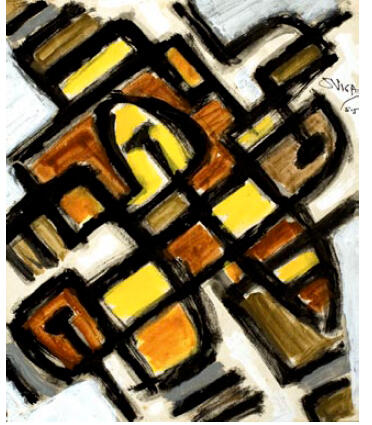 COMPOSICIÓN EN DIAGONAL II, 