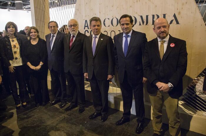 El Presidente Juan Manuel Santos clausura la feria ARCOmadrid 2015, con Colombia como país invitado de honor El Presidente Juan Manuel Santos clausura la feria ARCOmadrid 2015, con Colombia como país invitado de honor