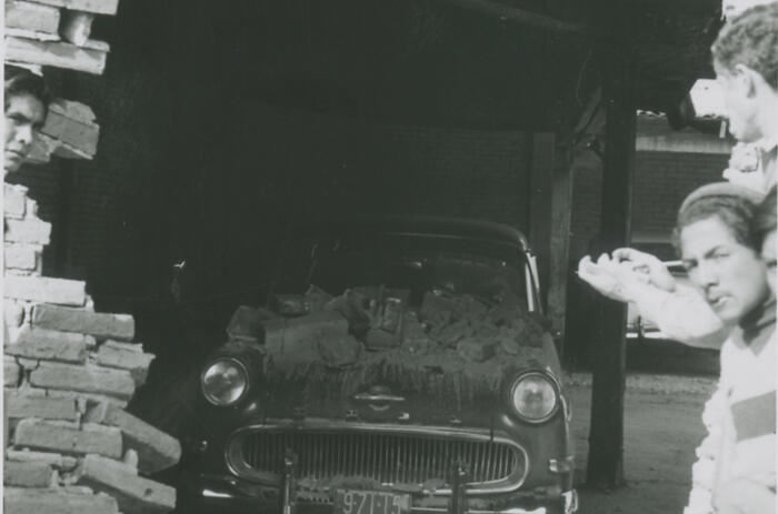 Enrique Metinides, 1962, Accidente, vintage silver gelatin print, 4.5 x 3.3 inches Enrique Metinides, 1962, Accidente, vintage silver gelatin print, 4.5 x 3.3 inches