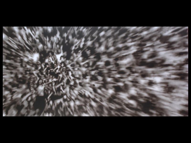 The Center of gaze 100 x 200 cm acrylic on canvas