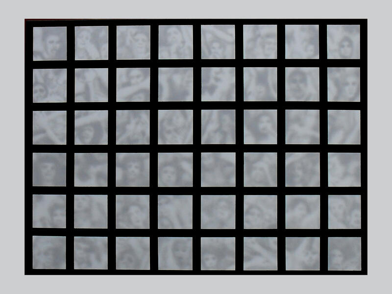 Llight Dots 70 x 100 cm acrylic on canvas