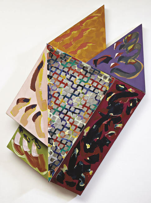 Neil Williams, Bloco de Troncoso, Acrylic on canvas on Wood, 102 3/8 inches (260 x 193 cm.) LOT 169