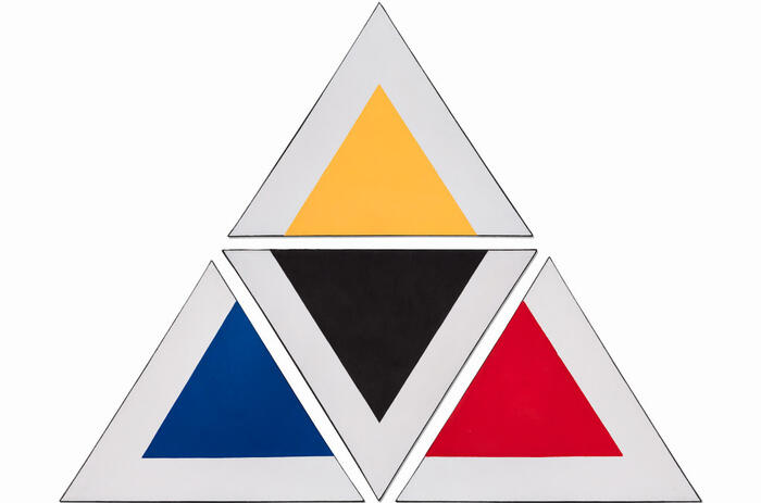   Alejandro Puente. Untitled, 1967. Acrylic on canvas / Sin título, 1967. Acrílico sobre tela. 150 x 176 cm