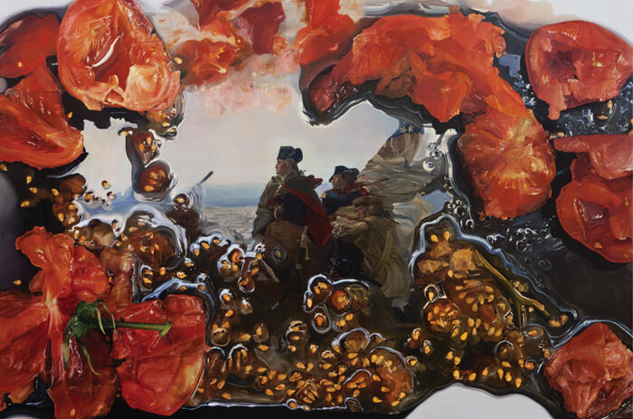 Washington crossing the Delaware, Geandy Pavón. Washington crossing the Delaware, Geandy Pavón.