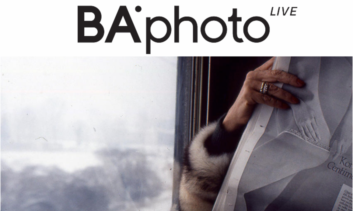 BAphoto PRESENTS LIVETALK, A CONVERSATIONS PROGRAM WITH PHOTOGRAPHY AND INTERNATIONAL CONTEMPORARY ART FIGURES