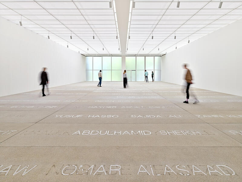 DORIS SALCEDO’S REFUGEES HOMAGE IN PALIMPSEST