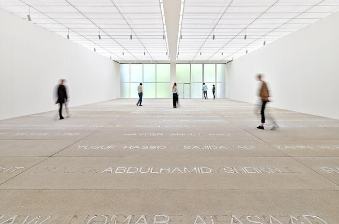 DORIS SALCEDO’S REFUGEES HOMAGE IN PALIMPSEST