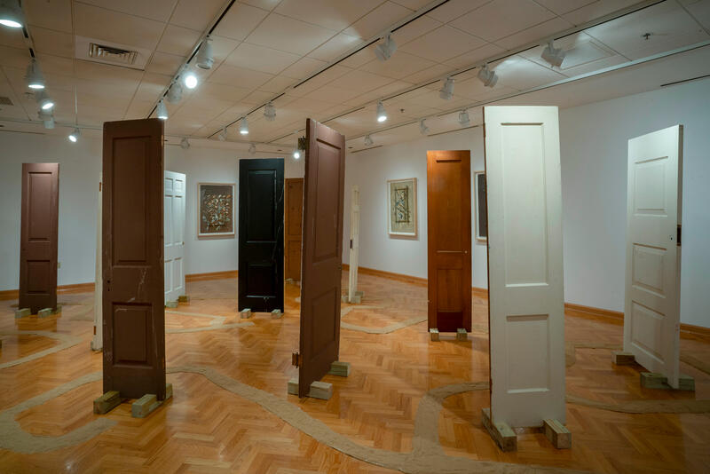 GLADYS TRIANA'S TWO SIMULTANEOUS EXHIBITIONS GLADYS TRIANA'S TWO SIMULTANEOUS EXHIBITIONS