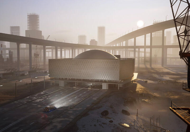 LAWRENCE LEK'S WORLD IN MIAMI, WHERE MACHINES SEEK MEANING