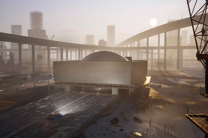 LAWRENCE LEK'S WORLD IN MIAMI, WHERE MACHINES SEEK MEANING