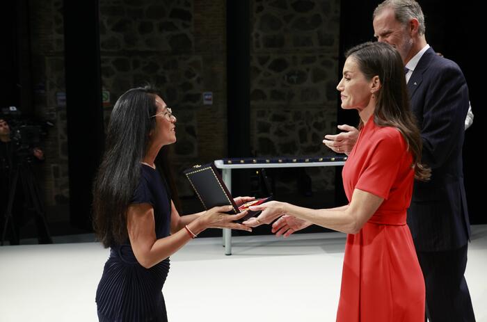 SPAIN HONORS SANDRA GAMARRA HESHIKI WITH ITS MOST PRESTIGOUS CULTURAL AWARD