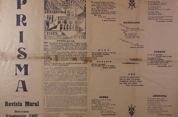 HILARIO EXPERIENCE: TWO EXTRAORDINARY NUMBERS OF BORGES "PRISMA" MAGAZINE HILARIO EXPERIENCE: TWO EXTRAORDINARY NUMBERS OF BORGES "PRISMA" MAGAZINE