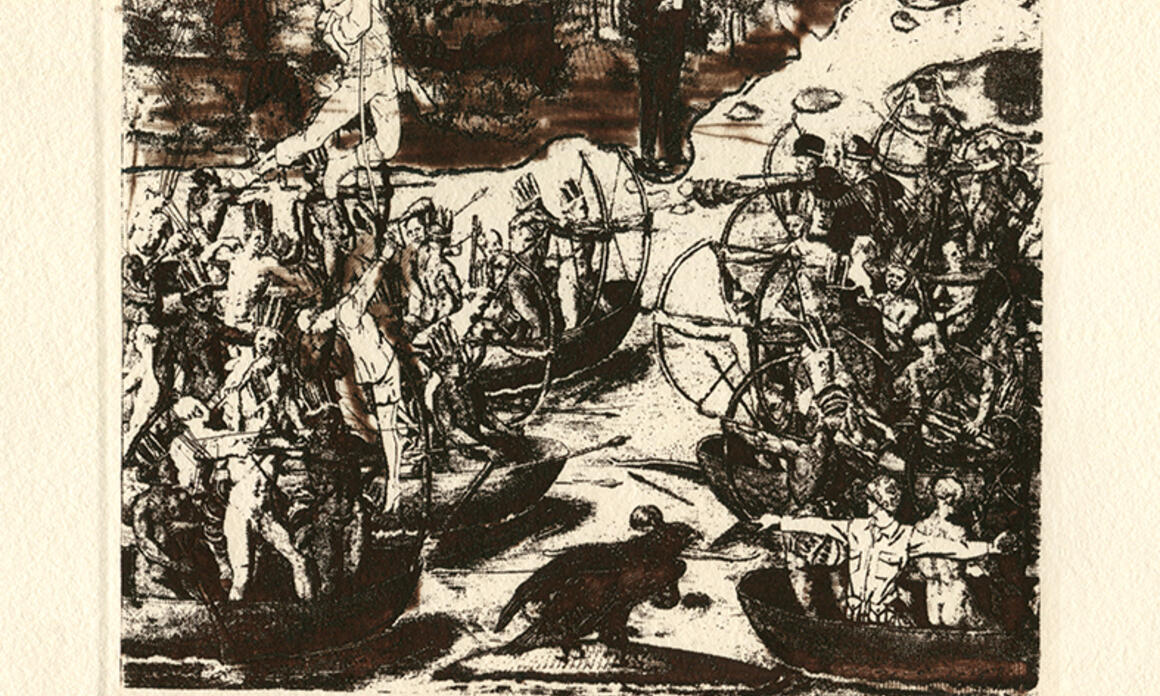 REINTERPRETATIONS BY DEMIÁN FLORES OF VIOLENCE, MYTH, AND REPRESENTATION