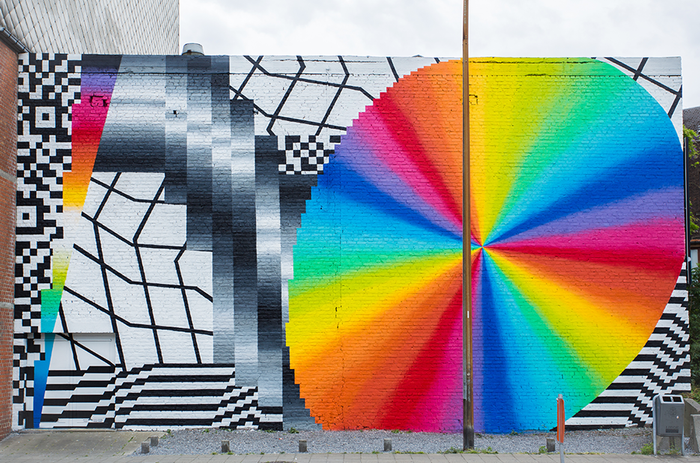 Felipe Pantone, Liege Belgium, 2015 Felipe Pantone, Liege Belgium, 2015