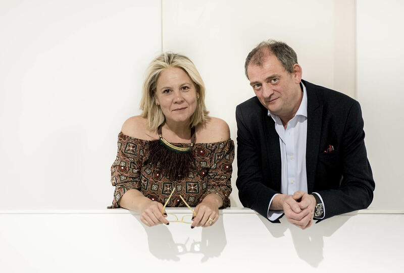 Raquel Ponce y José Robles, directores de Ponce+Robles. Ph: cortesía de la galería.