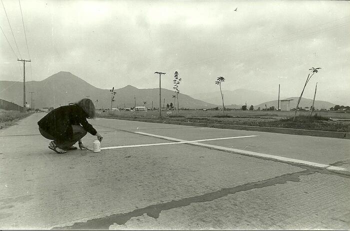 A LINE AS A WEAPON: LOTTY ROSENFELD IN GERMANY 