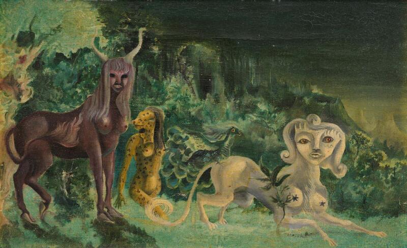 "VILLA PILAR": A PREVIOUSLY UNKNOWN WORK BY LEONORA CARRINGTON, PAINTED DURING HER HOSPITALIZATION IN SPAIN, COMES TO LIGHT