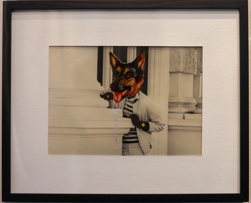 Copia original de fotograma intervenido por Carlos Alonso, de la serie "De lo que no hay", en BAphoto 2019. Ph: Francisca Etchegaray. Copia original de fotograma intervenido por Carlos Alonso, de la serie "De lo que no hay", en BAphoto 2019. Ph: Francisca Etchegaray.