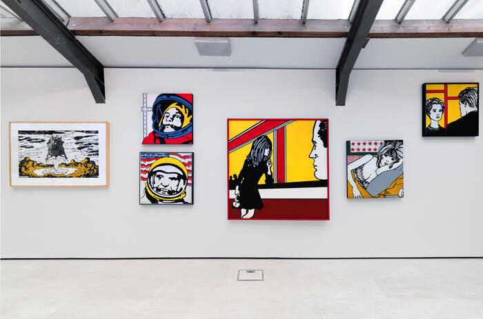 Claudio Tozzi, New Figuration and the Rise of Pop Art 1967–1971. Installation view / vista de exhibición. Cecilia Brunson Projects.